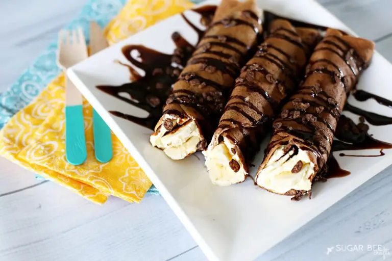 Chocolate Banana Crepes