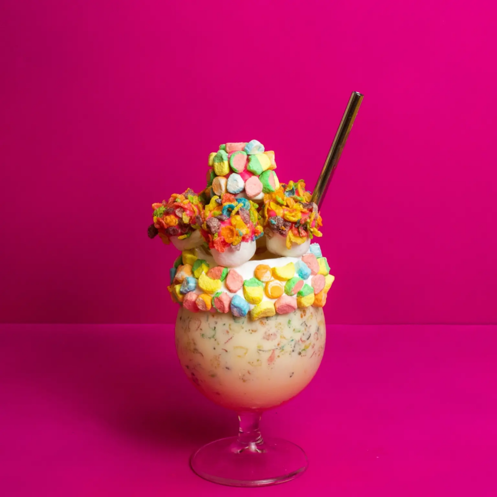 Marshmallow Fruity PEBBLES™ Milkshake